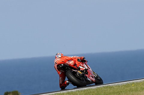 Stoner klar Warm-up-Schnellster: Rossi problemfrei