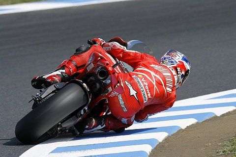 Stoner erlebte frustrierenden Freitag: Ähnlich wie Phillip Island