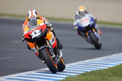 Pedrosa holt sich Sepang-Pole: Eine Timing-Lotterie