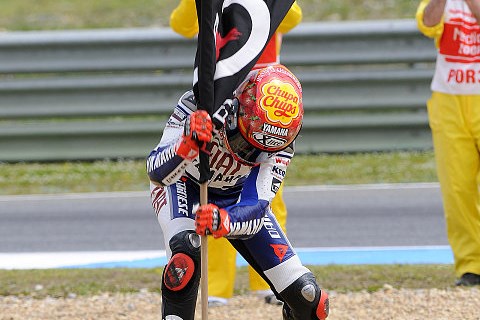 Lorenzos Speziallackierung beim Finale: Lorenzo's Lands