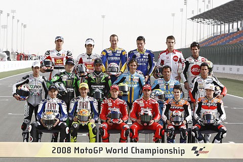 Provisorische Starterliste für 2009: 19 Fahrer in der Königsklasse