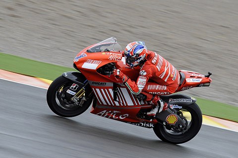 Testauftakt: Stoner & Rossi gingen es ruhig an: Keine 100 Prozent gegeben