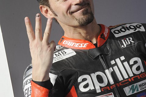 Max Biaggi sieht die Situation nüchtern: Biaggi: Trainings waren nicht einfach