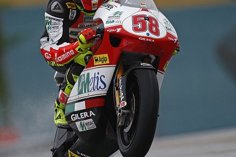 Julian Simon und Marco Simoncelli Schnellste: Testfahrten der kleinen Klassen in Estoril