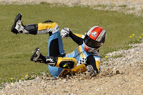 Axel Pons ramponierte Arm und Knöchel: Pons kollidierte mit Pasini