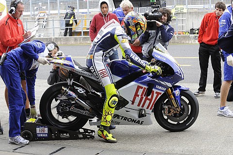 Rossi erwartet ein unsicheres Rennen: Zu wenige Daten