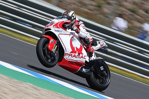 Pramac geschlossen hinten: Kallio 17., Canepa 18.