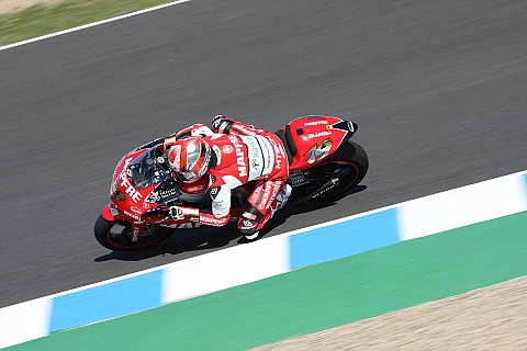 Bautista holt erste Bestzeit in Le Mans: Barbera stürzt zwei, Simoncelli ein Mal