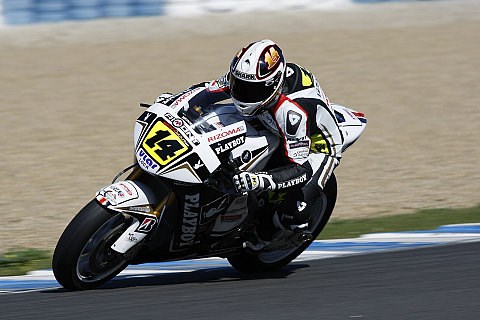 Randy de Puniet im Training auf 3: Typisch Le Mans