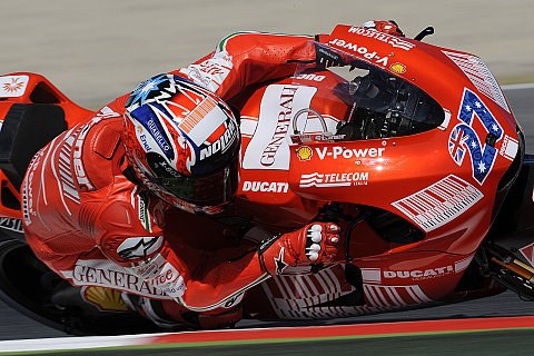 Casey Stoner erbrach unter dem Helm: Auf Biegen und Brechen