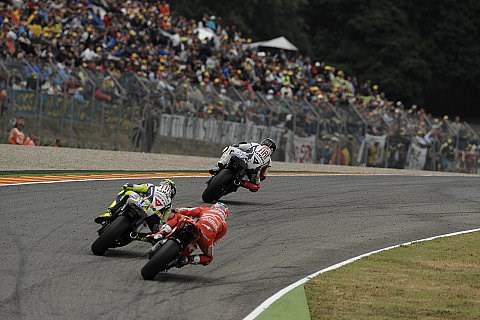 Rossi, Lorenzo und Stoner sprachen: Alle lieben Assen