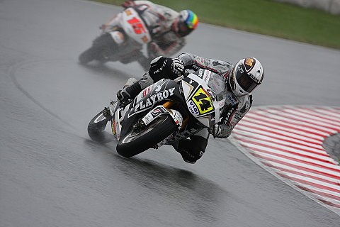 Fahrwerksarbeit bei de Puniet: Kein großes Drama