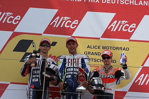 Stimmen aus Reihe eins: Rossi, Lorenzo und Pedrosa über das QP