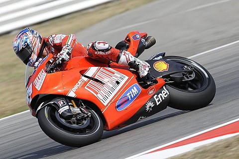 Nicky Hayden ohne Chance: Dumme Aktion