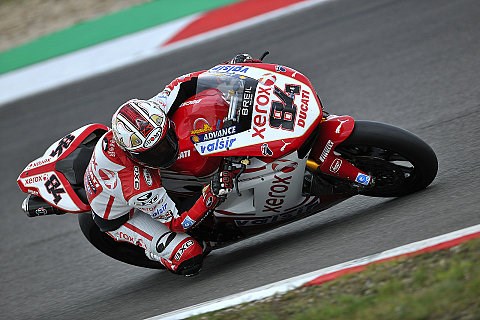 Fabrizio holt sich die Pole: Fabrizio auf 1, Simoncelli in Reihe 2