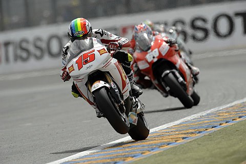 Problemfälle Gresini-Piloten: Erkältung bei de Angelis, Traktionsprobleme für Elias