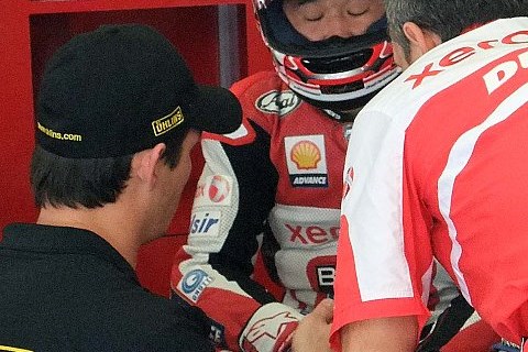Haga und Fabrizio niedergeschlagen: Enttäuschung bei Ducati