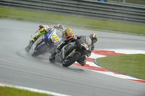 Melandri sah Podestchancen in Malaysia: Ein Problem mit dem Gas