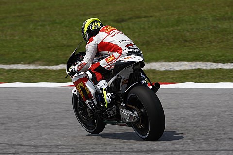Bei Gresini wendete sich das Blatt: Elias überholte De Angelis