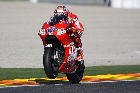 Stoner am dritten Tag vorn: Nicht mehr viel los in Valencia