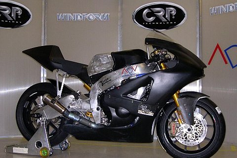 ADV präsentiert Moto2-Maschine: WTR San Marino Team als Partner 2010