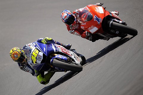 Stoner ärgert Laguna Seca 2008 nach wie vor: Rossi fuhr unfair