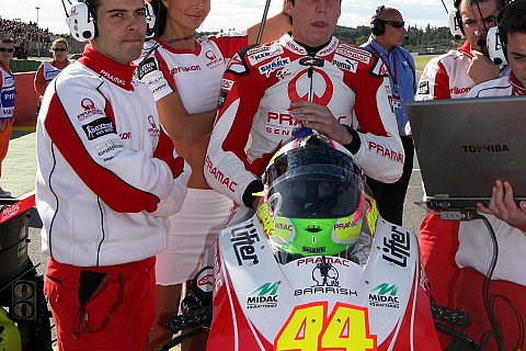 Espargaro fuhr Eisrennen: Ordentlich geschlagen