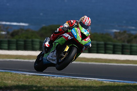 WSSP - FT1: Fujiwara übernimmt Spitze: Zwei Kawasakis in Front