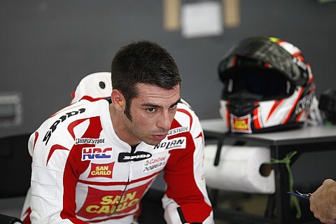 Gedrückte Stimmung bei Gresinis: Melandri kann weiche Reifen nicht nutzen