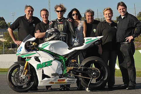 Anthony West mit MZ auf Platz drei: Schneller Retro-Look