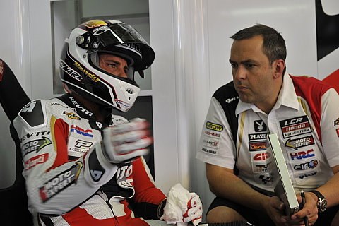 De Puniet war am Freitag gar nicht zuversichtlich: Erst gelogen, dann Taten folgen lassen