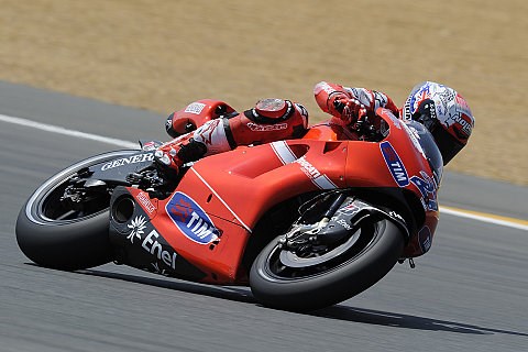 Stoner führt Warm-up in Le Mans an: Bunt gemischtes Spitzenfeld