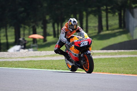 Pedrosa fährt im Warm-up Bestzeit: Lorenzo etwas vorgelegt