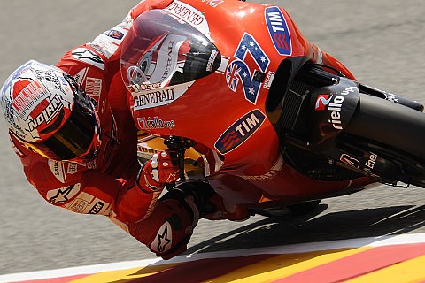 Stoner wollte in Mugello mehr erreichen: Melandri und De Puniet unterhielten sich gut