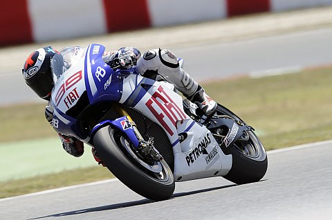 Lorenzo steht in Barcelona auf Pole Position: Reihe eins mit Stoner und De Puniet