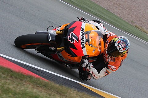 Dovizioso in nassem Warm-up mit Bestzeit: Der Regen hörte auf