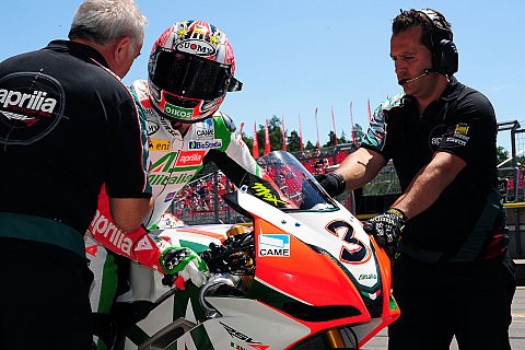 Gute Stimmung bei Aprilia: Biaggi strebt Top 4 an