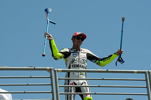 Rossi nicht ganz fit: Gute zweite Saisonhälfte angestrebt