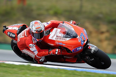 Stoner am Freitag in Indy vorn: Ducati stark in Amerika
