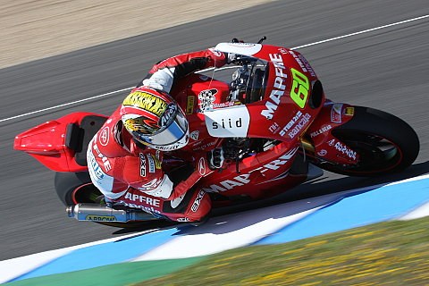 Pole geht in Moto2 an Julian Simon: West auf MZ Fünfter, Ranseder beim Debüt auf elf