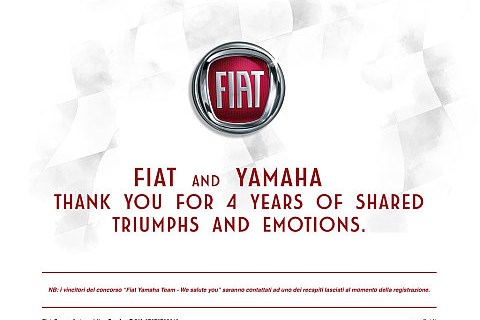 Fiat und Yamaha trennen sich offiziell: Dank für tolle Triumphe und Erfolge