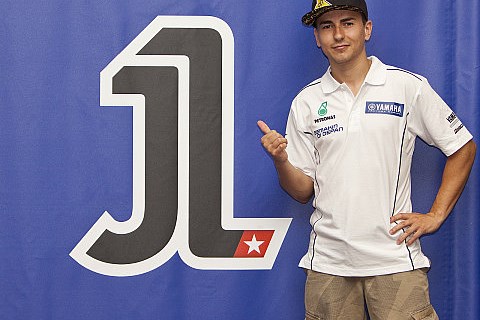 Jorge Lorenzo präsentiert neue Startnummer: Yamaha wieder mit der Nummer 'Eins'