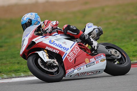 Checa mit ähnlichem Motorrad wie Ende 2010: Wetter hat geärgert