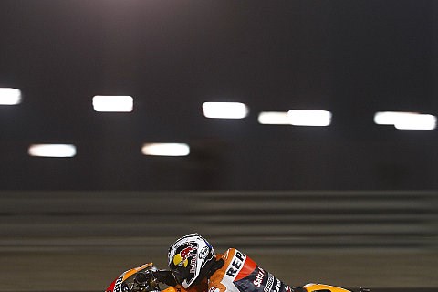 Pedrosa im Warm-up vor Stoner: Lorenzo pirscht sich an Spitze heran