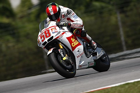 Simoncelli konnte Spannung abbauen: Auf der Maschine viel ruhiger