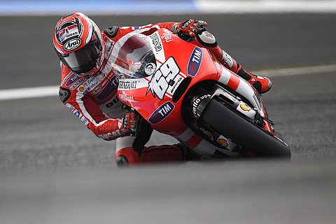 Hayden testet GP12: Ducati Test in Mugello, Tag 2
