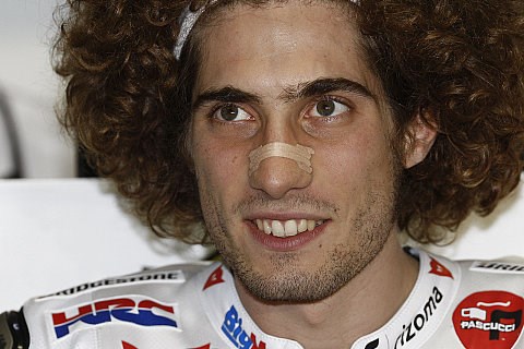 Simoncelli schwimmt in Assen auf eins: Regen im ersten MotoGP-Training in Assen