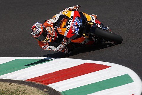 Regen beendet die Qualifikation vorzeitig: Stoner mit Rundenrekord auf die Pole