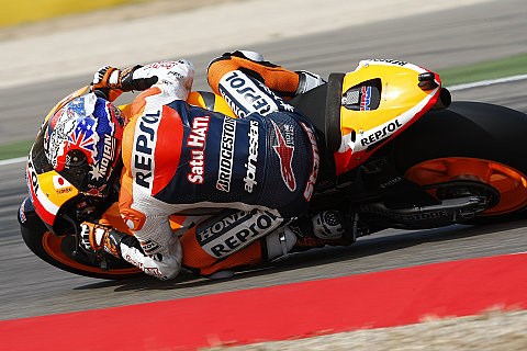 Stoner auch im Warm-Up an der Spitze: Lorenzo wieder am dichtesten dran