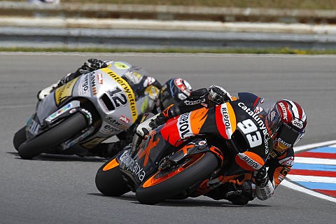 Marquez mit Bestzeit in Moto2-Warm-Up: Bradl war nicht weit weg